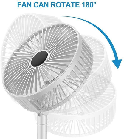 Rechargeable Powerful High Speed Table Fan